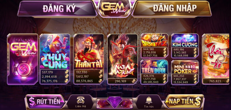 Gemwin góp mặt vào bảng xếp hạng cổng game danh giá
