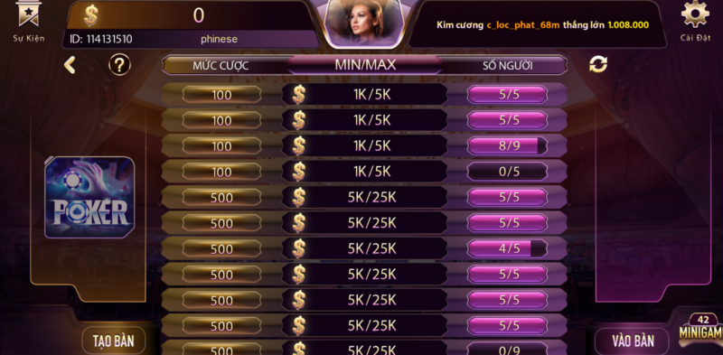 6. Đoán bài trong game Poker thông qua cấp bậc