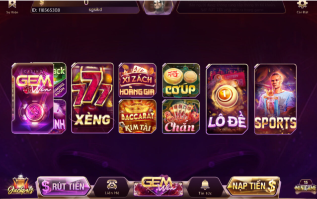 Review về kho game ở Gemwin